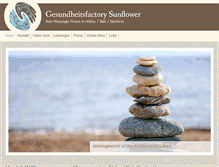 Tablet Screenshot of gesundheitsfactory.ch